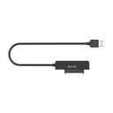 Adaptador SATA a USB-A USB3.0/USB3.1 Gen1 para Discos Duros 2.5?, Negro