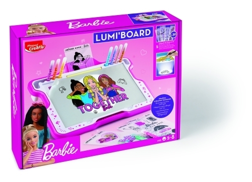 [907061] MAPED TABLERO LUMINOSO BARBIE ACTIVIDADES +5 AÑOS