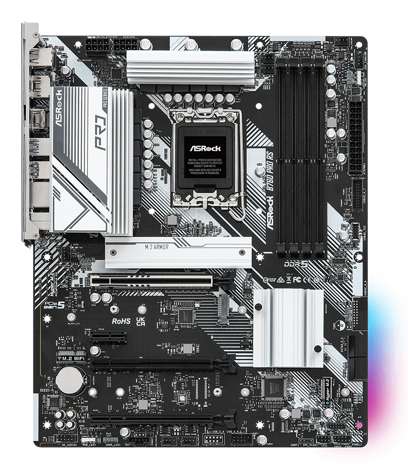 B760 PRO RS Intel B760 LGA 1700 ATX