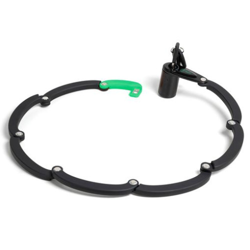 [MA1019] CANDADO ALUM-PLEGABLE OVAL + LÁMPARA COLA LED