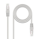 Cable de Red Latiguillo RJ45 CAT.6 UTP AWG24, Gris, 25 m