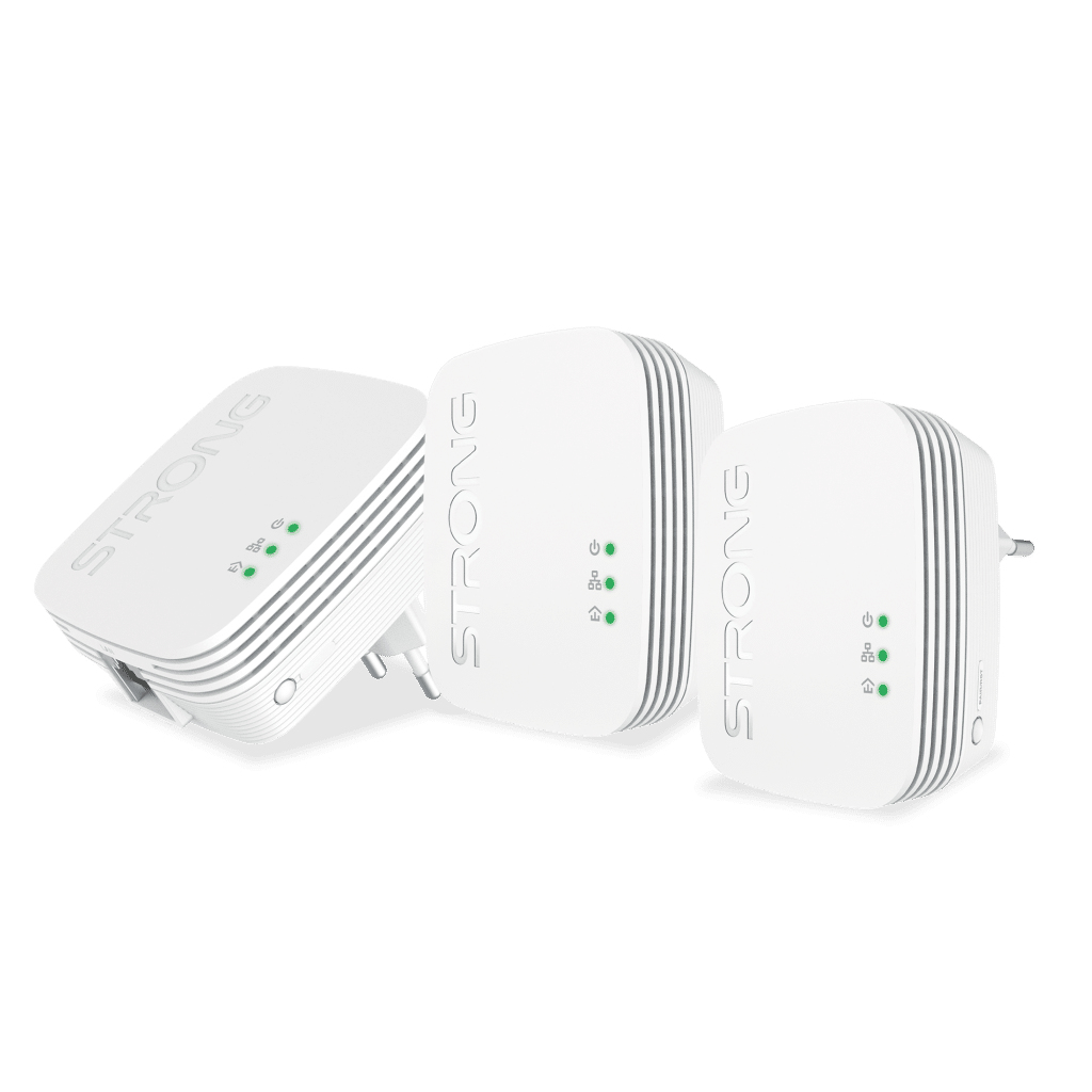 Powerline 600 Triple Pack Mini 600 Mbit/s Ethernet Blanco 3 pieza(s)