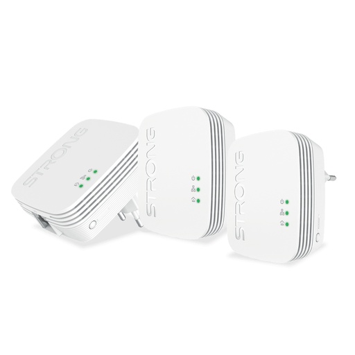 [POWERL600TRIMINI] Powerline 600 Triple Pack Mini 600 Mbit/s Ethernet Blanco 3 pieza(s)