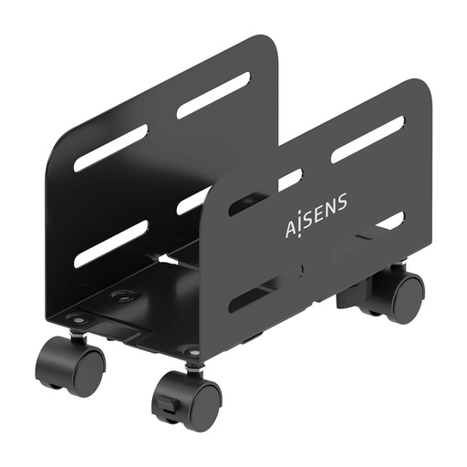 [MPC06-207] Soporte Metálico Ajustable de Suelo para CPU, Negro