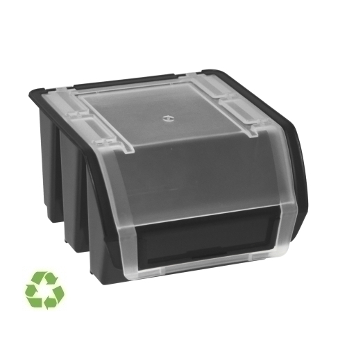 [CP14900311C NE] GAVETA ARCHIVO 2000 0.5L C/TAPA 11X11.5X7.5 NEG