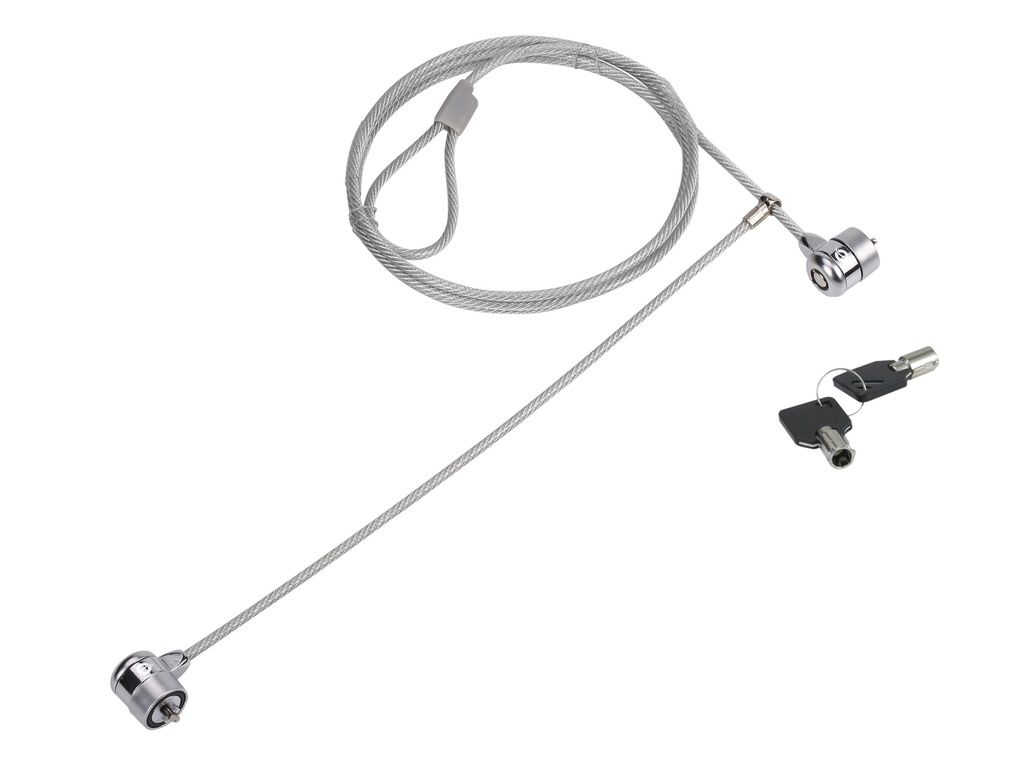 CNBSLOCK15T cable antirrobo Plata 1,5 m