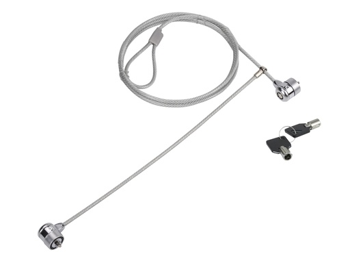 [CNBSLOCK15T] CNBSLOCK15T cable antirrobo Plata 1,5 m