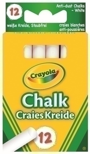 12 white Chalks Blanco 12 pieza(s)