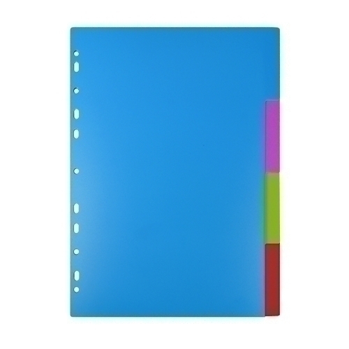 [302000] SEPARADORES SENFORT DYNAMIC PP OPACO A4 - Pack de 5 unidades