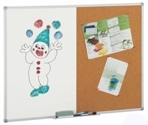[603-9] PIZARRA DOBLE USO 122x183 CORCHO+BLANCO