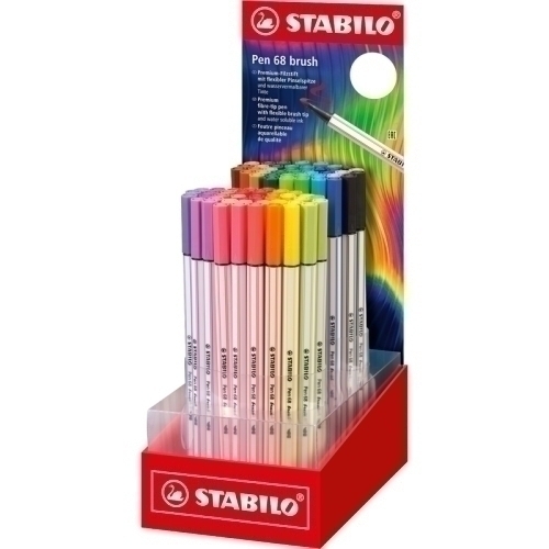 [568/80-02] ROTUL.STABILO PEN BRUSH ARTY LINE  E/80