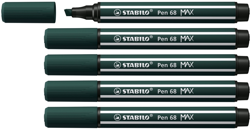 Pen 68 MAX rotulador Verde 5 pieza(s)
