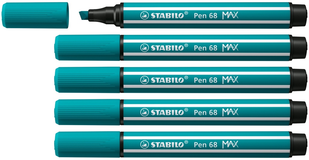 Pen 68 MAX rotulador Turquesa 5 pieza(s)