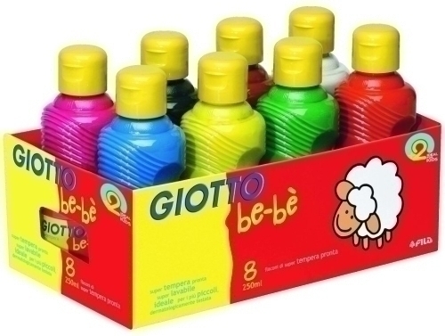 [F532000] TEMPERA GIOTTO BEBE LIQ. 8X250ml