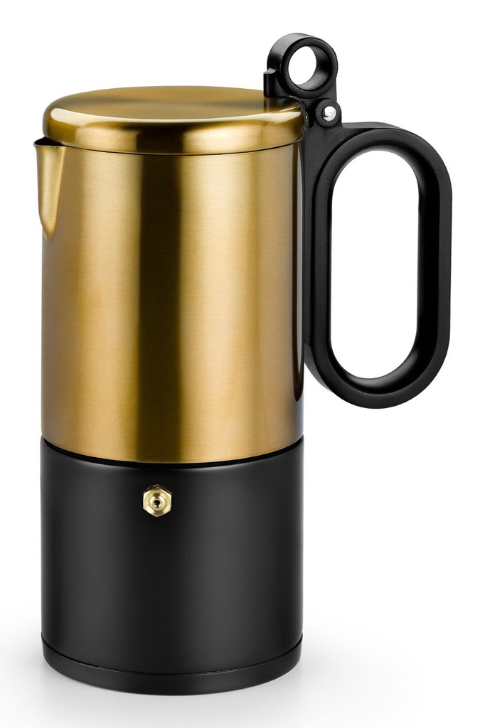 A170405 cafetera manual Cafetera italiana Negro, Oro