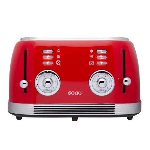 [TOS-SS-5465] TOS-SS-5465 tostadora 6 4 rebanada(s) Rojo
