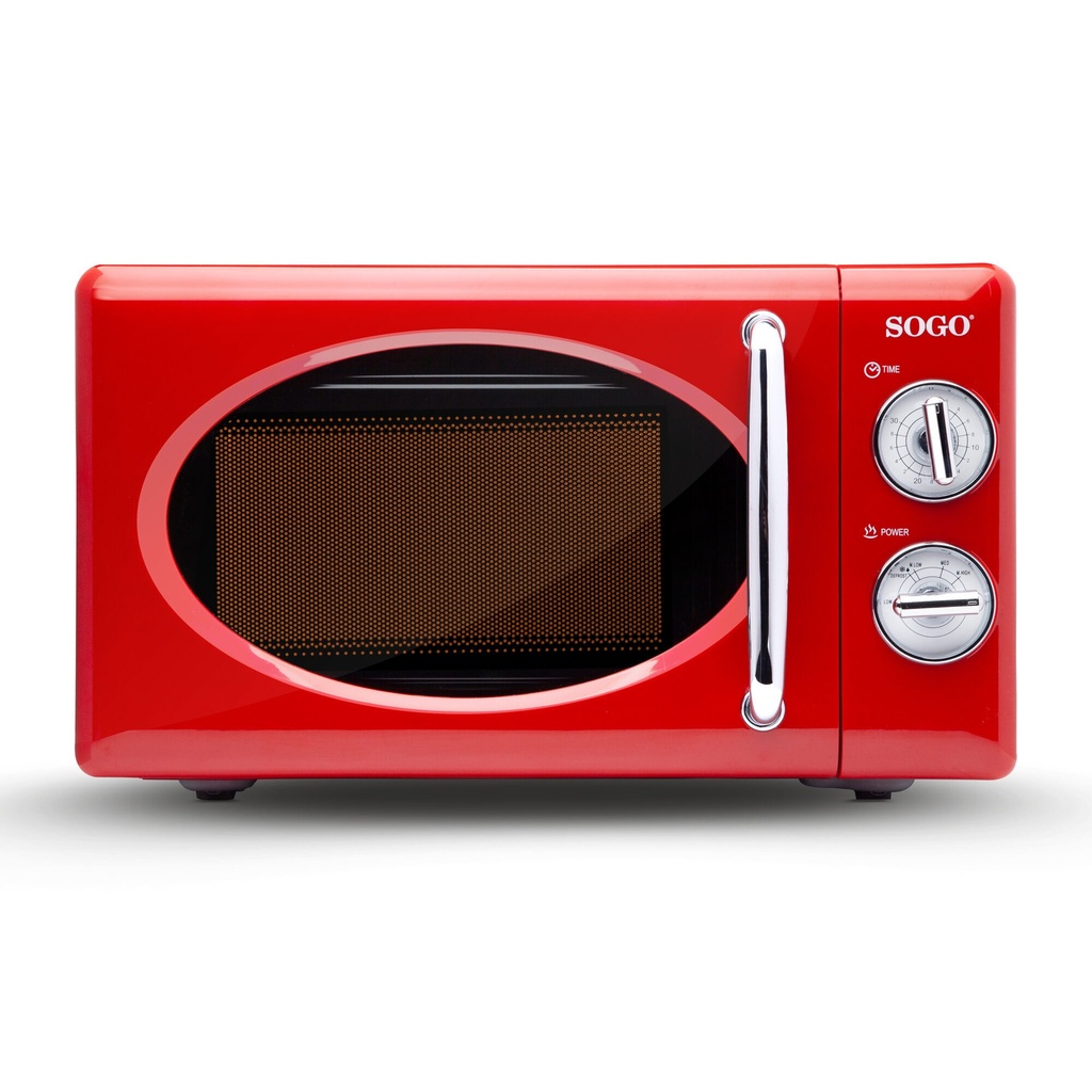 HOR-SS-890 Rojo Solo microondas Encimera 20 L 700 W