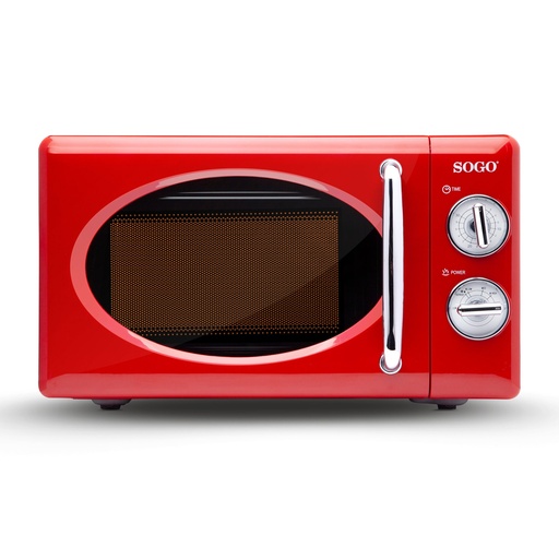 [HOR-SS-890-R] HOR-SS-890 Rojo Solo microondas Encimera 20 L 700 W