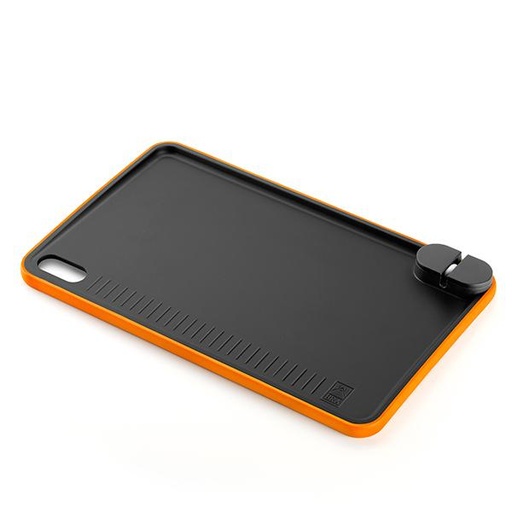 [A198011] A198011 tabla de cocina para cortar Rectangular Nylon, Silicona Negro, Naranja
