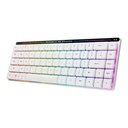 90MP03EC-BKSA10 teclado Juego USB + RF Wireless + Bluetooth Blanco