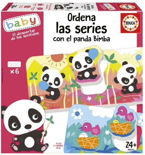 ORDENA LAS SERIES CON EL PANDA BIMBA