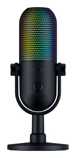 [RZ19-05060100-R3M1] Seiren V3 Chroma Negro Micrófono para tableta