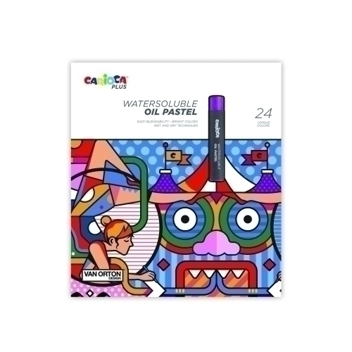 [45215] CERAS PASTEL CARIOCA PLUS OLEO C/24