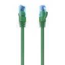Cable De Red Latiguillo RJ45 Cat.6 UTP AWG26 CCA, Verde, 1.0 m