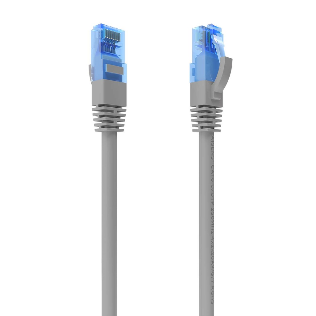 Cable De Red Latiguillo RJ45 Cat.6 UTP AWG26 CCA, Gris, 7.5 m