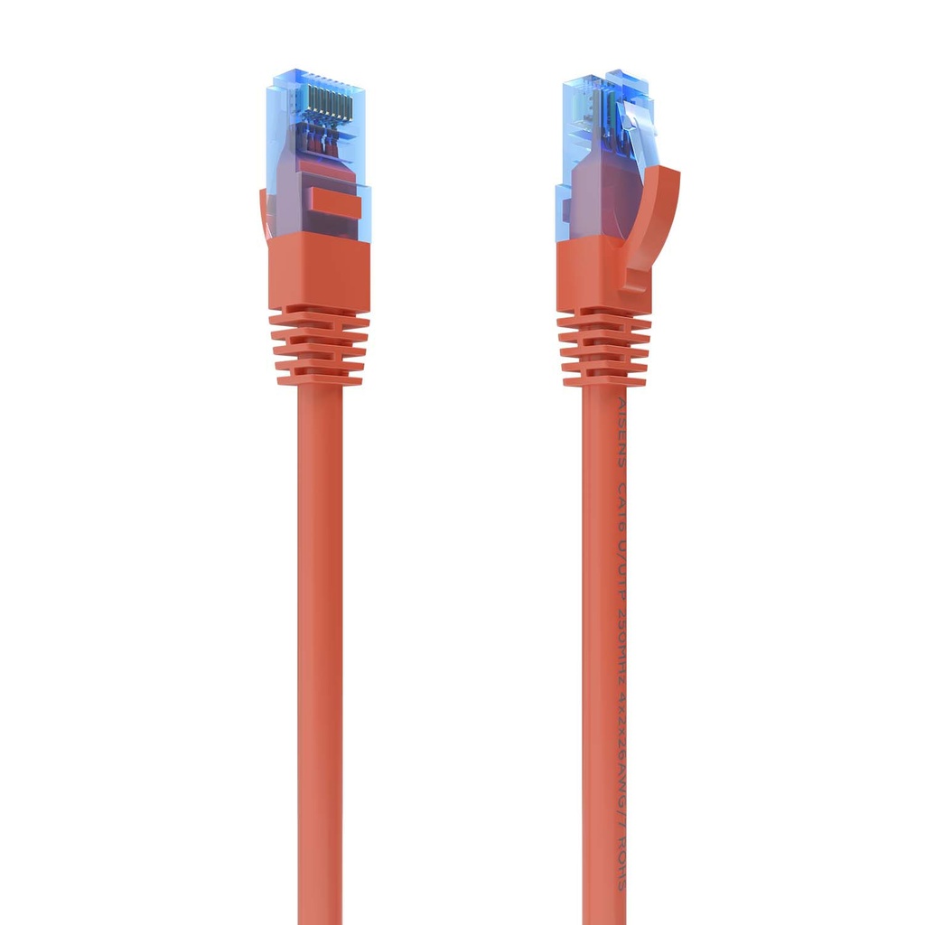 Cable De Red Latiguillo RJ45 Cat.6 UTP AWG26 CCA, Rojo, 3.0 m