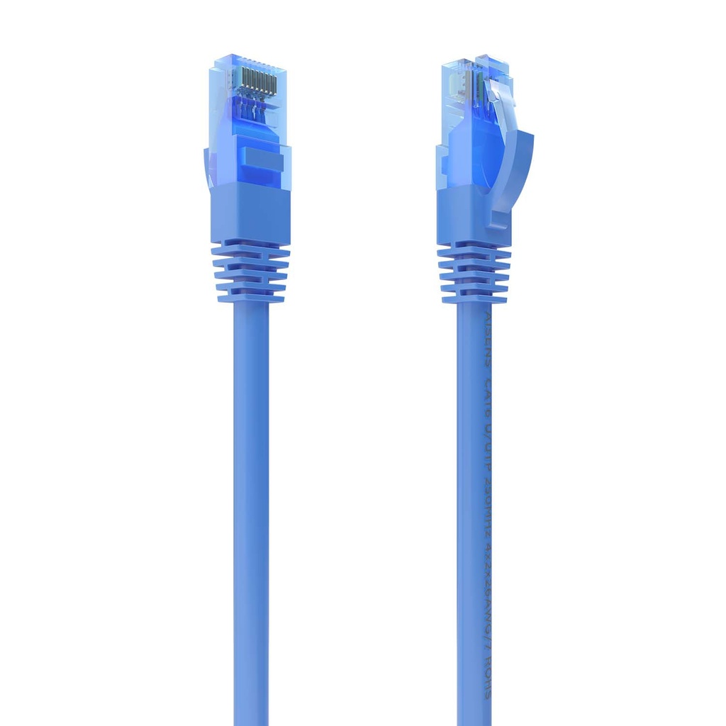 Cable De Red Latiguillo RJ45 Cat.6 UTP AWG26 CCA, Azul, 4.0 m