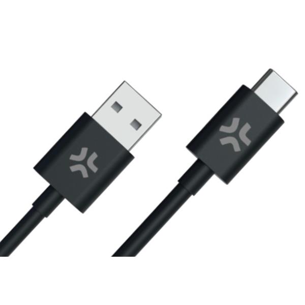 CABLE USB-USBC 2M BK 12W - CAJA OEM