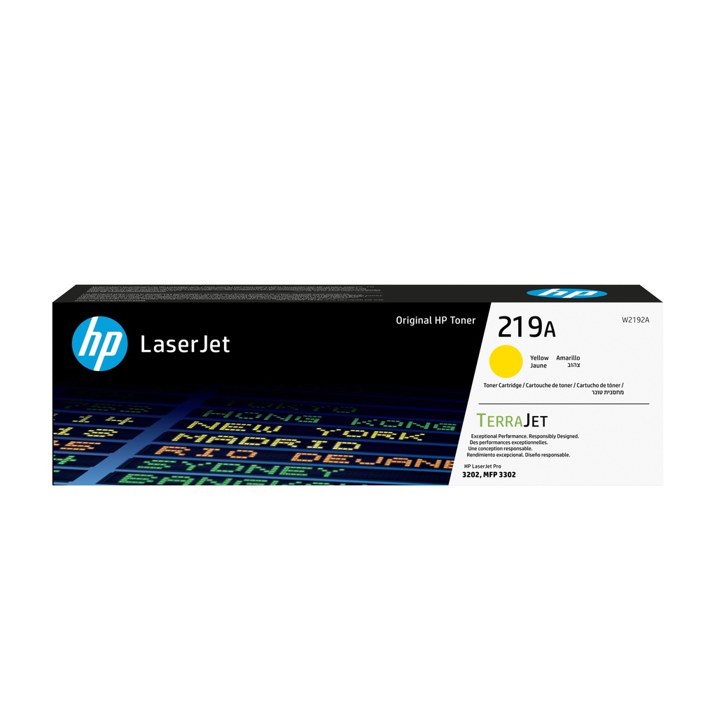 Cartucho de Tóner Original LaserJet 219A amarillo