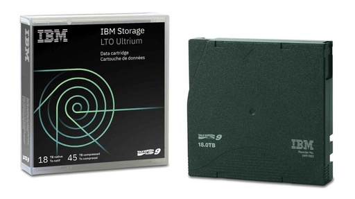 [IBTU18000R] 02XW568 Cinta de datos virgen 18 TB LTO