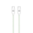 USBCUSBCCOTTGN cable USB 1,5 m USB C Verde, Blanco