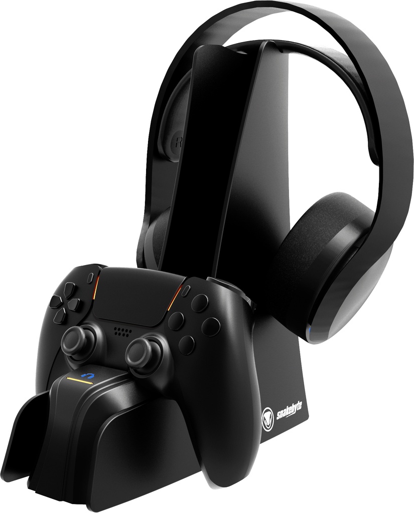 Dual Charge & Headset Stand 5 Soporte de recarga