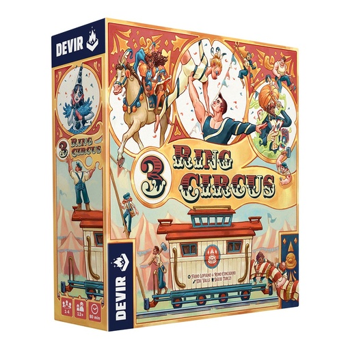 [BGCIRML] 3 Ring Circus 60 min Juego de mesa Estrategia