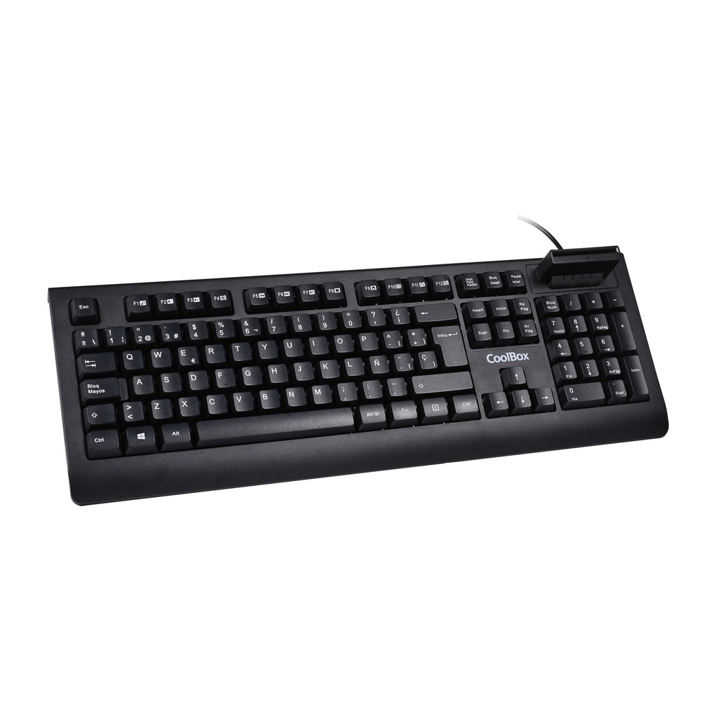 TECLADO CON LECTOR DNIE V4