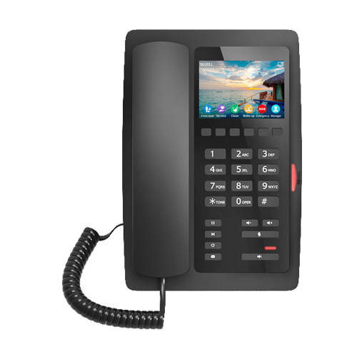 H5W teléfono IP Negro 2 líneas Wifi