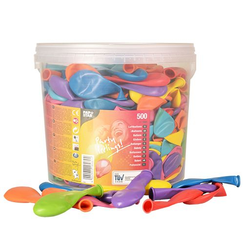 [18989] Balloons Ø 19 cm colours assorted in box Globo
