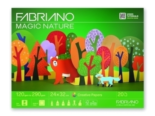 [S0400009] BLOC FABRIANO MANUAL. 20h. MAGIC NATURE