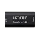 Repetidor HDMI, A/H-A/H, Negro