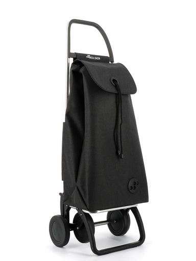 [IMX382-1023] I-Max Tweed Negro Bolsa para carrito de la compra