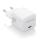 Cargador Gan 30W, 1xUSB-C PD3.0 QD4.0, Blanco