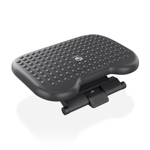 [FRT02-267] Reposapiés inclinable y altura ajustable, Negro