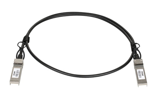 [DEM-CB100S28] DEM-CB100S28 Cable de fibra óptica e InfiniBand 1 m SFP28 Negro, Plata