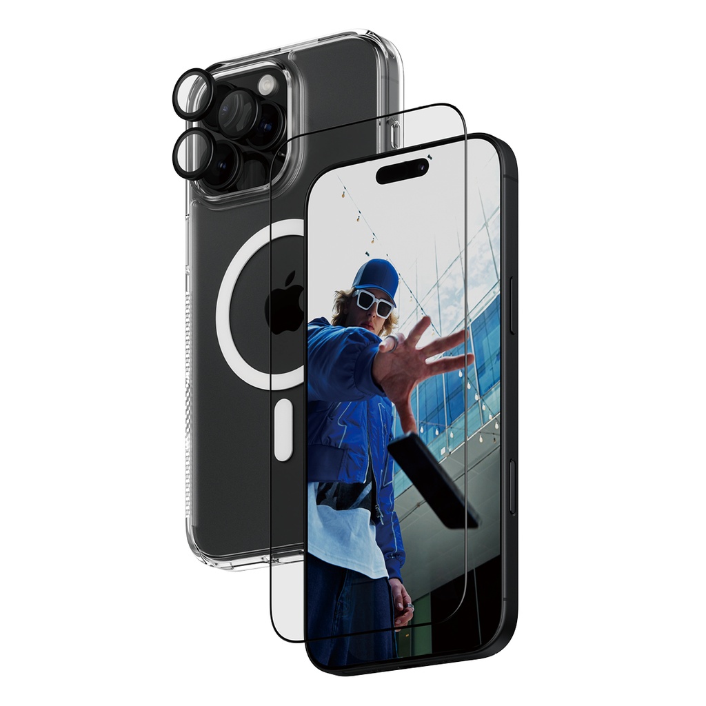 3-in-1 Protection Bundle iPhone 16 Pro Max Protector de pantalla Apple 1 pieza(s)