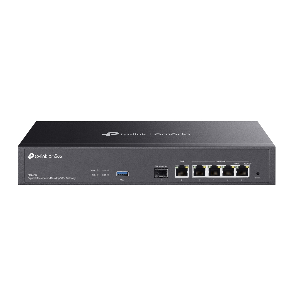 ER7406 router Gigabit Ethernet Negro