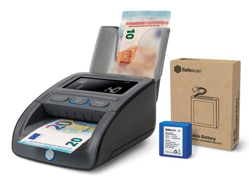 [112-0732] 155-S Komplett detector de billetes falsos Negro