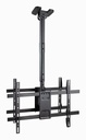 Soporte de Techo para 2 Pantallas 43"-86", Negro